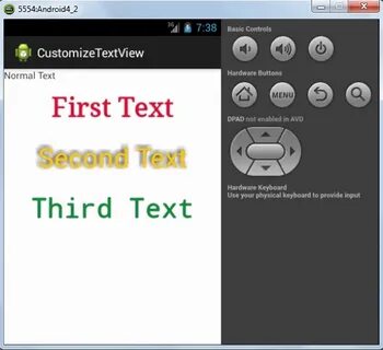Styling android