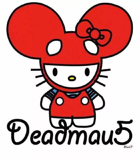 Хелло 5. Хэллоу китти арт. deadmaus логотип. 5 хелло китти. китти обои.