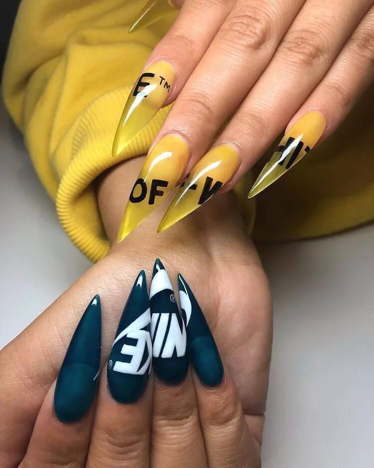 KYLIE LIP AND DRIP NAILS Stiletto nails designs, Gorgeous nails, Stiletto nail a
