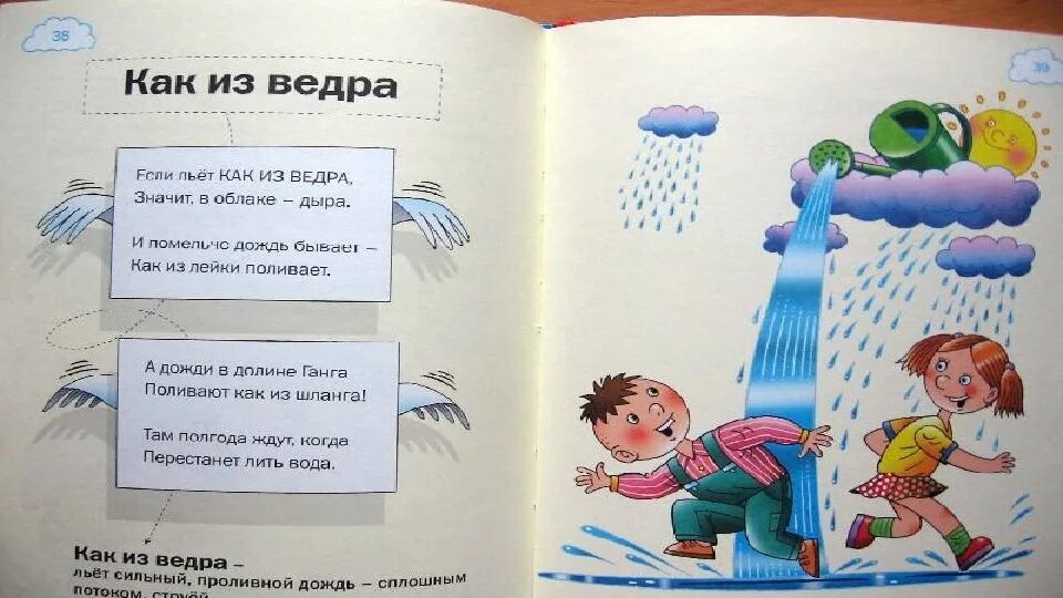 Слово дождь льет как из ведра. Льёт как из ведра фразеологизм. Как из ведра фразеологизм. Льет как из ведра. Загадки про дождь.