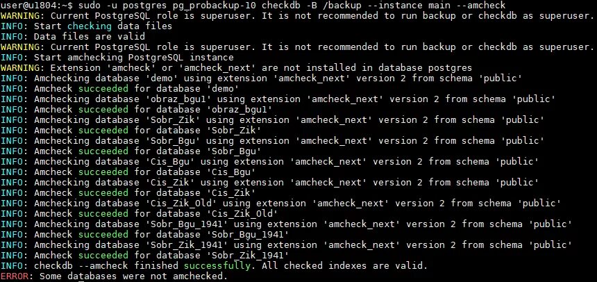 Pg users postgres