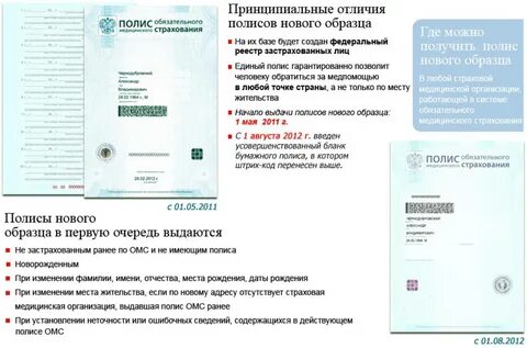 Страховой полис на ребенка