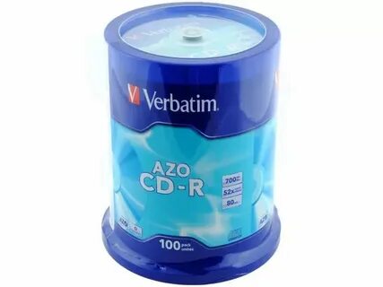 Verbatim cd r 100шт