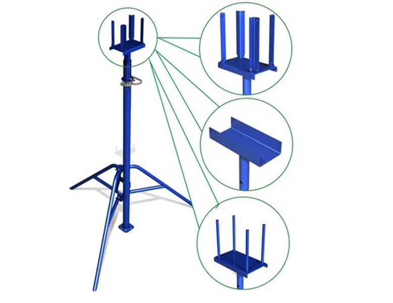 Стойки монолитные. Унивилка для телескопической стойки. Унивилка тренога и стойка телескопическая. Унивилка телескопической стойки (домкрат). Унивилка для опалубки перекрытий.