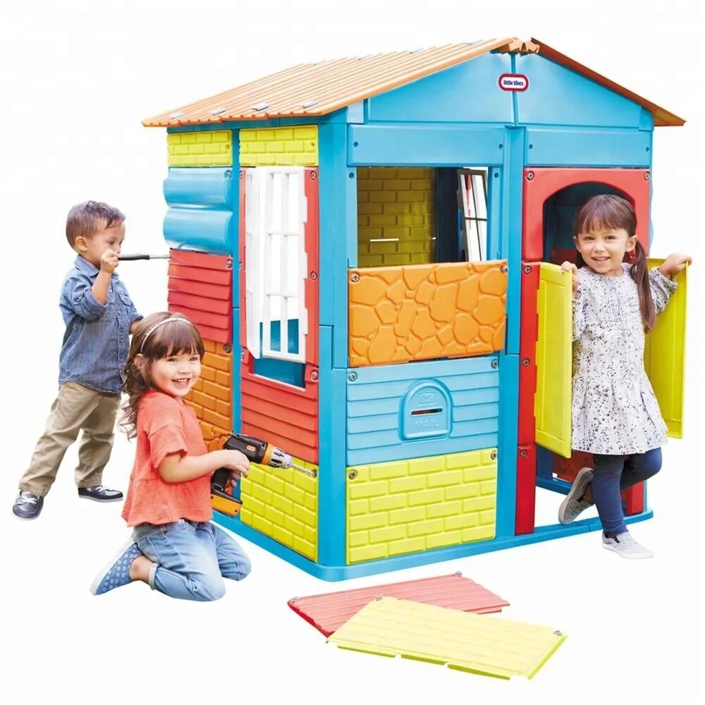 Дом для ребенка сайт. Детский домик little tikes. игрушечные домики в которые поместятся дети. игрушечный домик s+s toys. little tikes постройки.