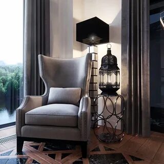 Armchair in the room
