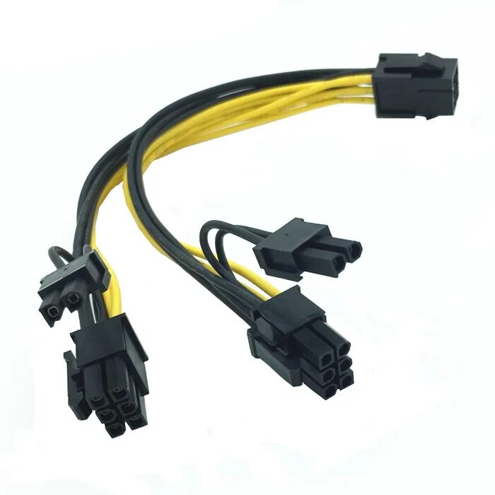 Connect the pcie power cable. 6+2 Pin x2 PCI-E. Разветвитель PCI-E 6 Pin. PCI-E 6 Pin штекер. PCI-E Power 8-Pin 6-Pin.