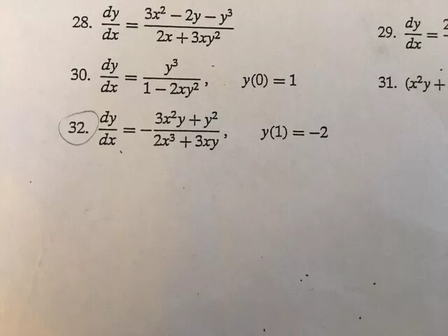 1 2x 3 2. Dy=2-x^3dx. Dy/DX-2xy/1+x^2=3(1+x^2)^2. X^2dx=3x^2dy. Dy/DX-2y-3 0.