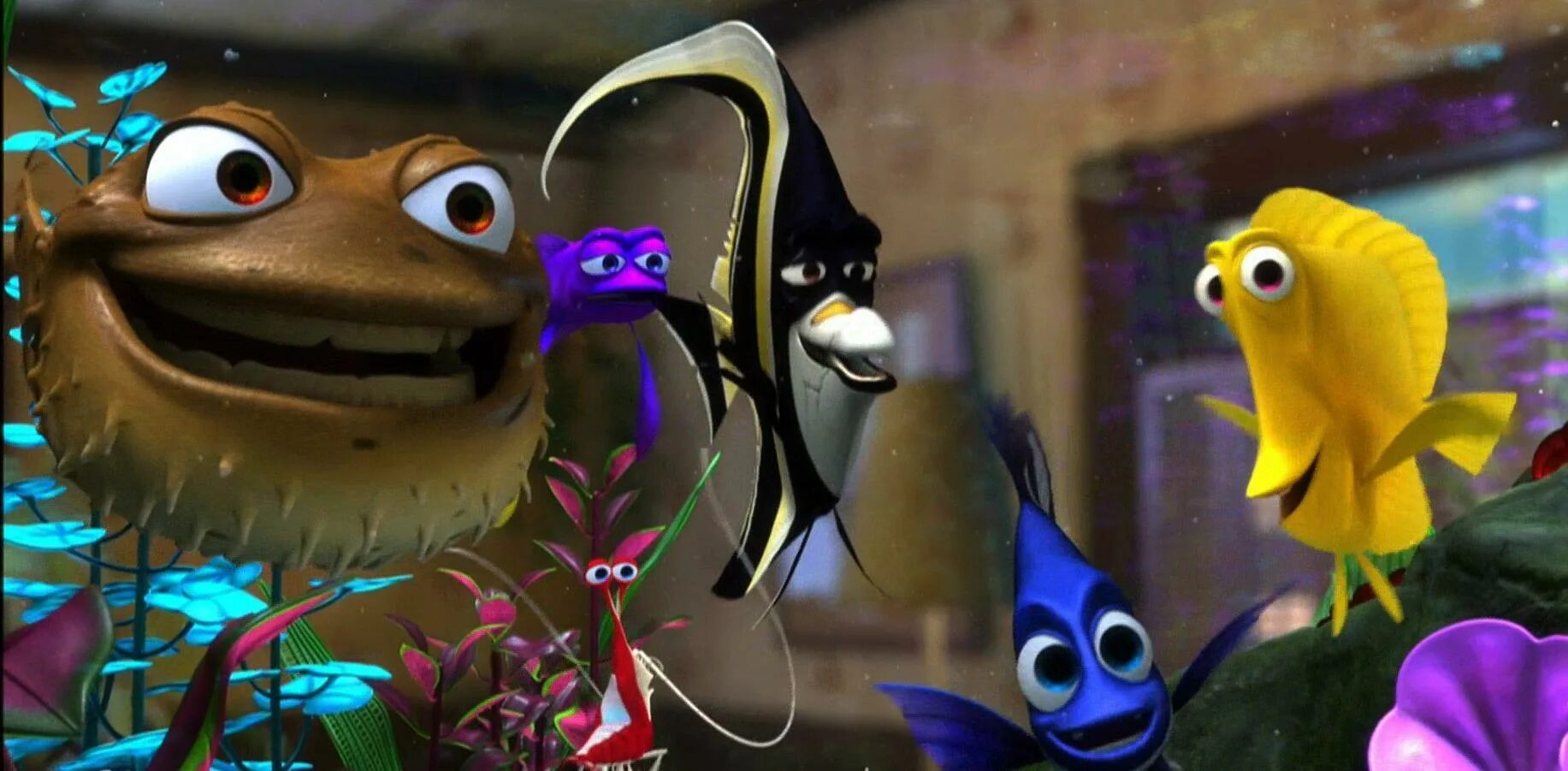 В поисках Немо (finding Nemo), 2003. Барракуда из Немо. Гилл Немо. В пои немо