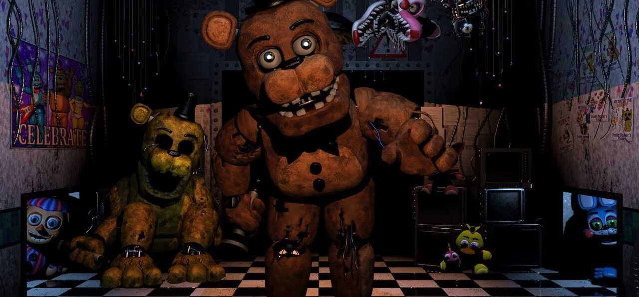 Пять ночей с Фредди 2 Олд АНИМАТРОНИКИ. Фиве Нигхт АТ Фредди. FNAF 2 Олд Фредди. Фредди ФНАФ 1 И 2. Игры про 5 ночей