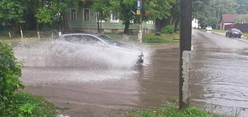 Потоп. Городской потоп. Наводнение в Зеленограде. Большой потоп.
