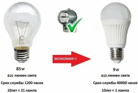 Лампу через час