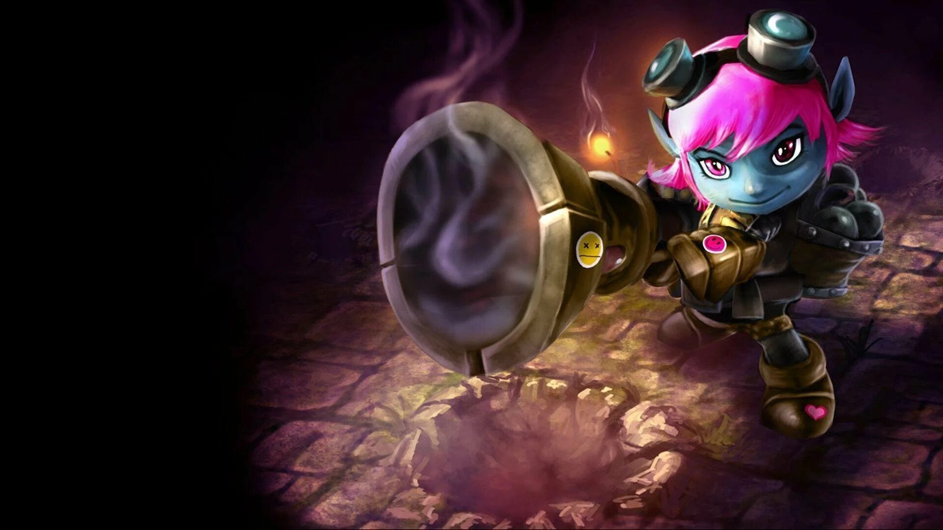 Поппи мод 3. Йордл поппи. league of legends тристана. старый сплеш арт тристаны. поппи лига легенд.