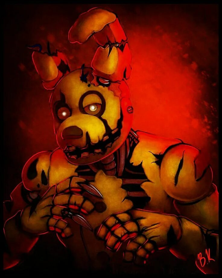 Five nights at freddys springtrap. Five Nights at Freddy's СПРИНГТРАП. СПРИНГТРАП И Фредди. Five Nights at Freddy's СПРИНГТРАП Art. Фокси и Афтон.