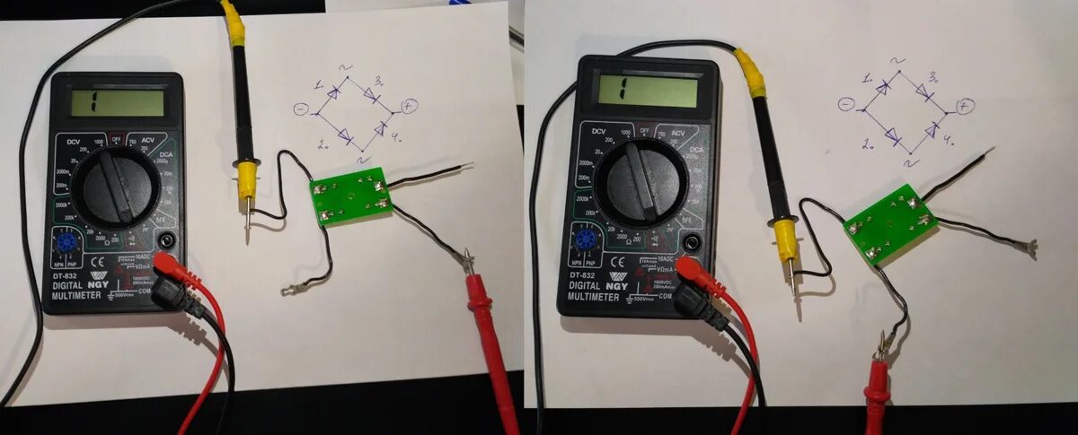 Прозвонка диода. Мультиметр прозвонка диодов. Прозвонить диодный мост мультиметром. Прозвонка диодного моста мультиметром. Тестер мультиметр транзистор диод.