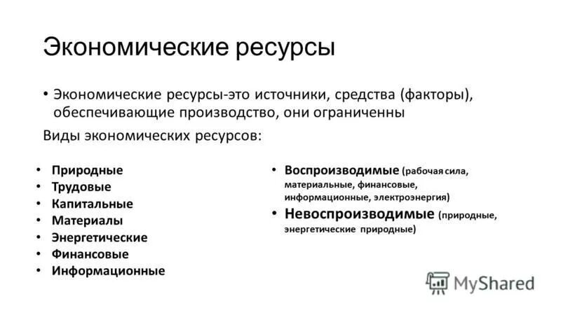 Виды экономических ресурсов. Основные виды экономических ресурсов. Перечислите экономические ресурсы. Экономические ресурсы виды ресурсов.