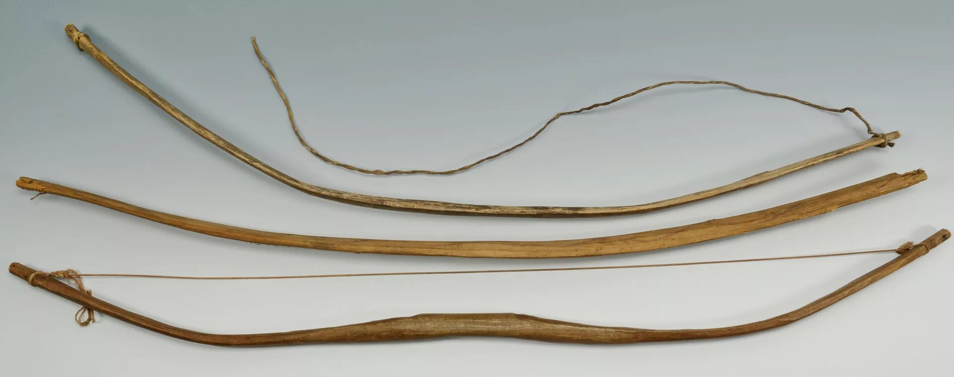 Bows, Arrows, Quiver Wood, birchbark, and iron 13th-14th century National Museum