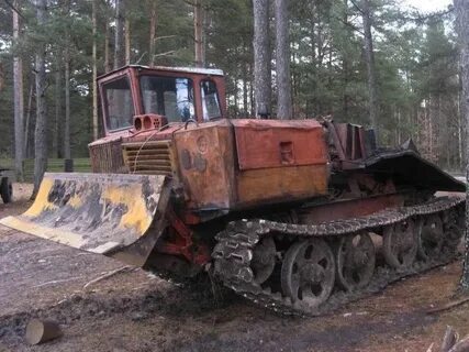Работа трелевочного трактора