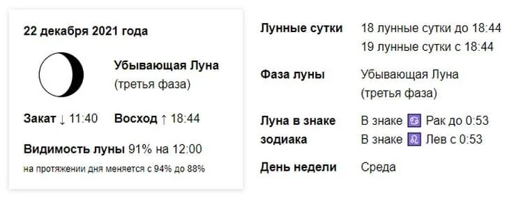 Можно ли пикировать на убывающую луну