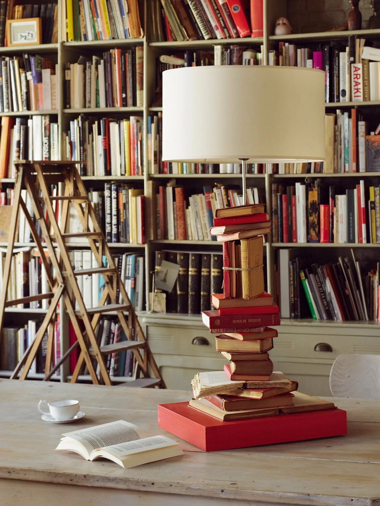 The lamp is the book