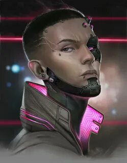 Cyberpunk person
