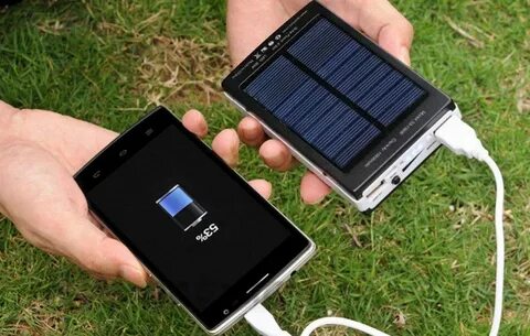Solar powered battery