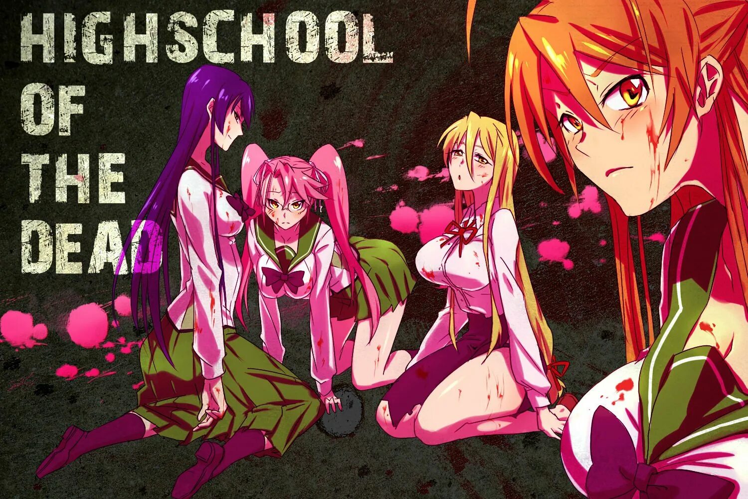 High school of s. Highschool of the Dead («школа мертвецов», 2010) этти. High School of the Dead Такаши.