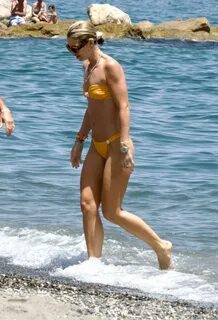 VOGUE WILLIAMS in Bikini at a Beach in Marbella 07/16/2023.