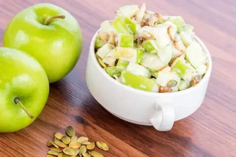 Яблоки масло салат