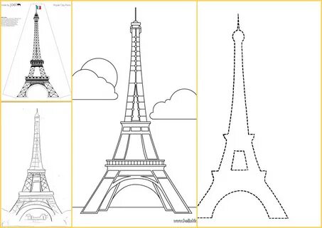 Eiffel Tower Templates - Carinewbi.