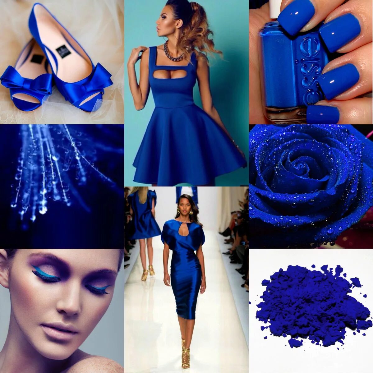 Поменяйся синим. Ультрамарин и индиго. Глубокий синий цвет. Сочетание с синим. Одежда цвета синий электрик.