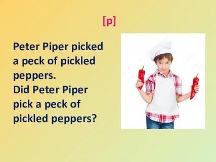 Peck of pickled peppers