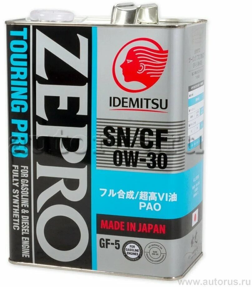 3615004 Idemitsu. Idemitsu Zepro Touring Pro SN 0w30 4л. Idemitsu Zepro Touring 5w30 SN/gf-5 4л.. Idemitsu Zepro 0w30 1л.