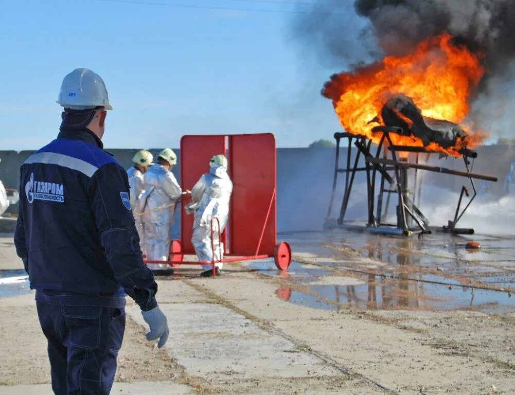 ОВЧ газобезопасность Оренбург. Пожарная охрана газпрома