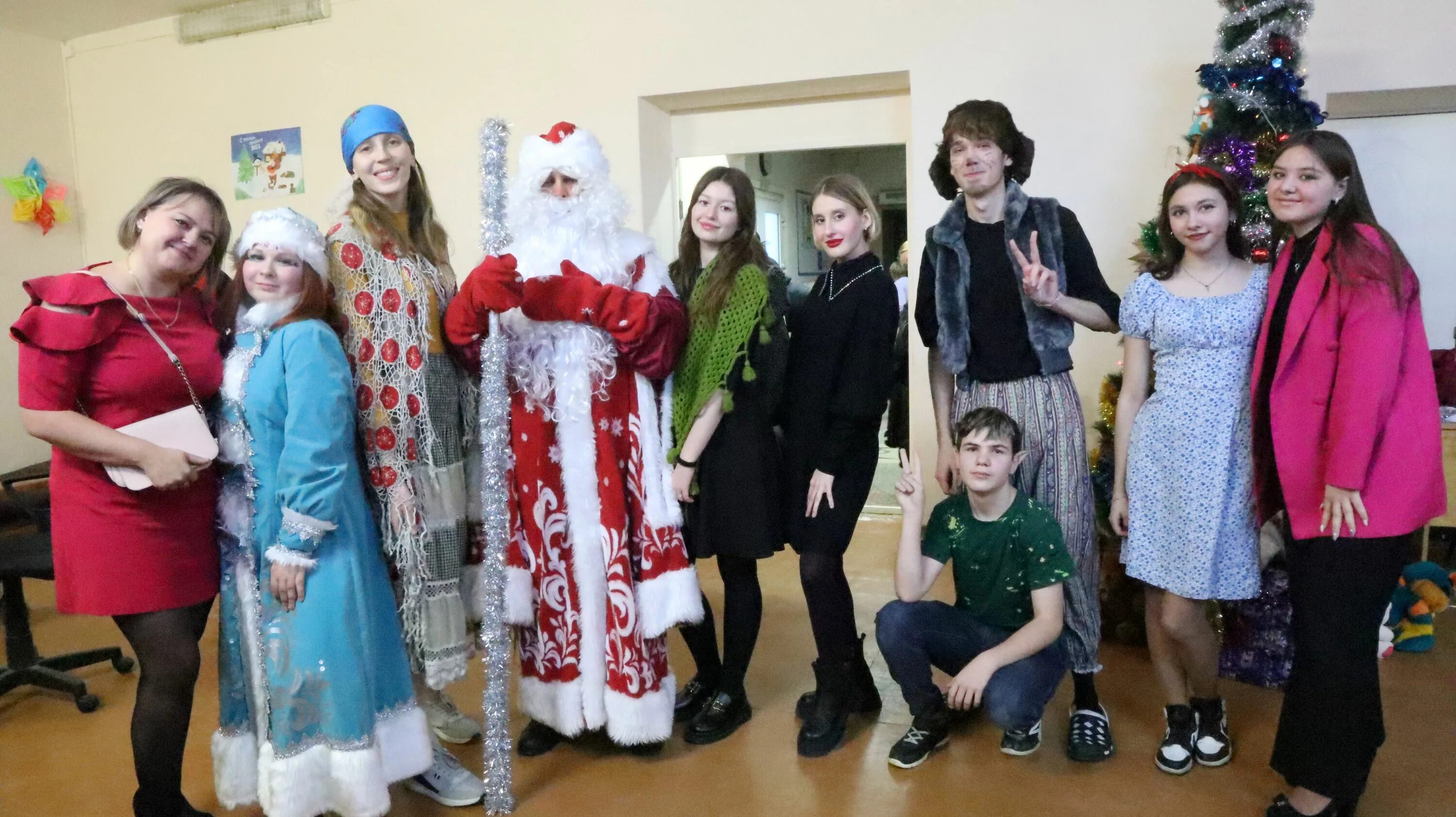 Новогоднее представление в колледже