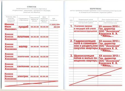 Условия производства работ что писать