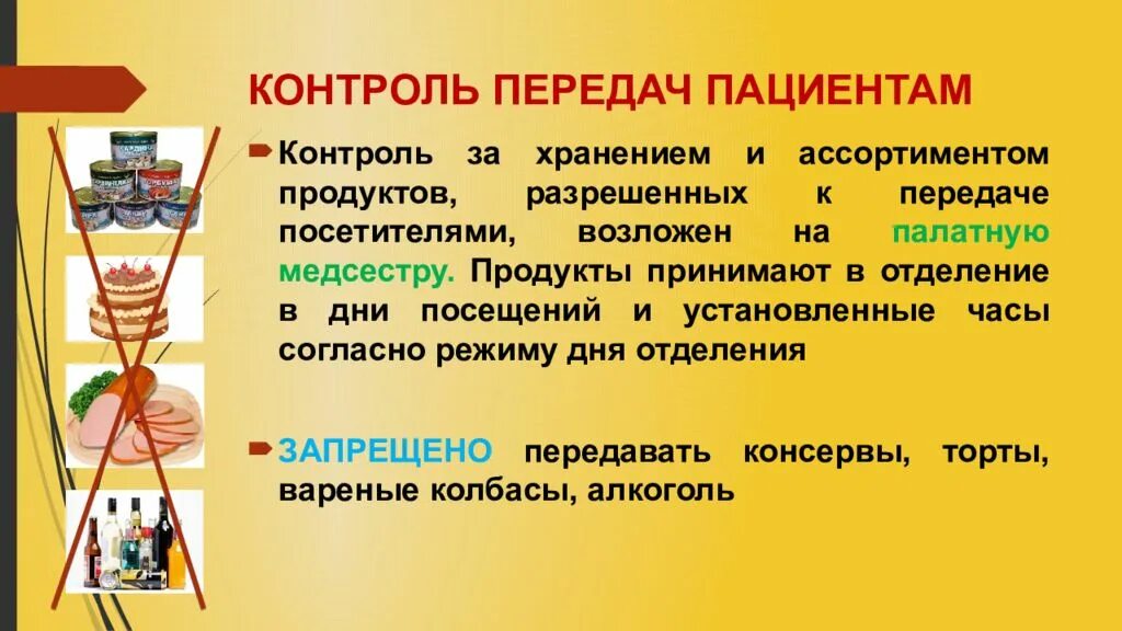 Правила посещения больного. Контроль передач пациентам. Контроль за продуктовыми передачами. Контроль за посещением больных и передачами.. Контроль за посещением пациентов и передачей продуктов.