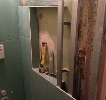 Короб в ванной из гипсокартона
