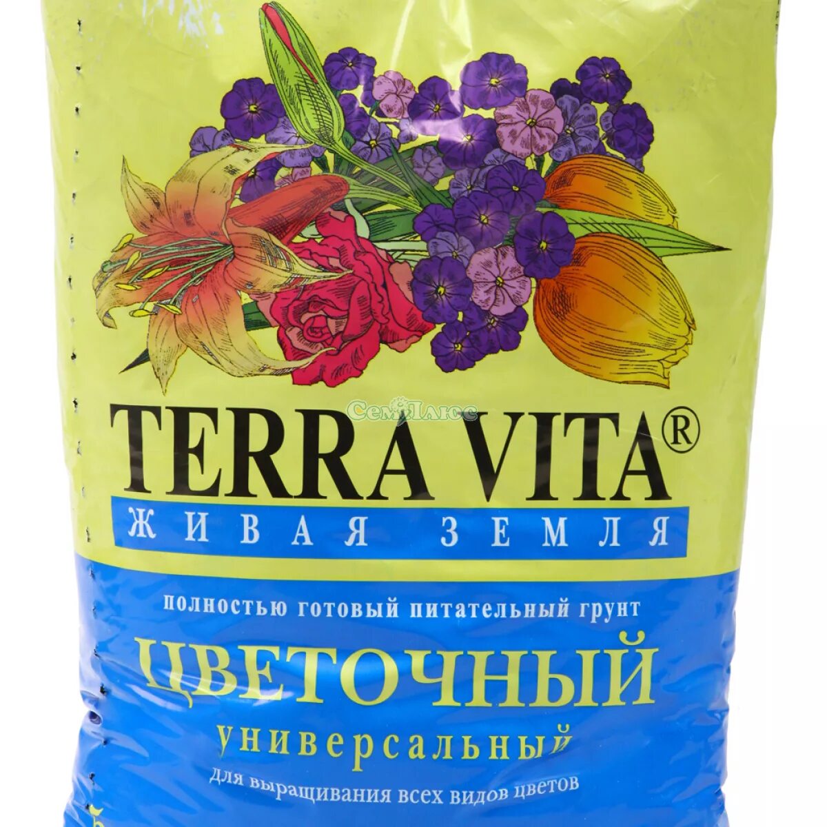 Грунт цветочный универсальный Terra Vita. Купить живую землю универсальную