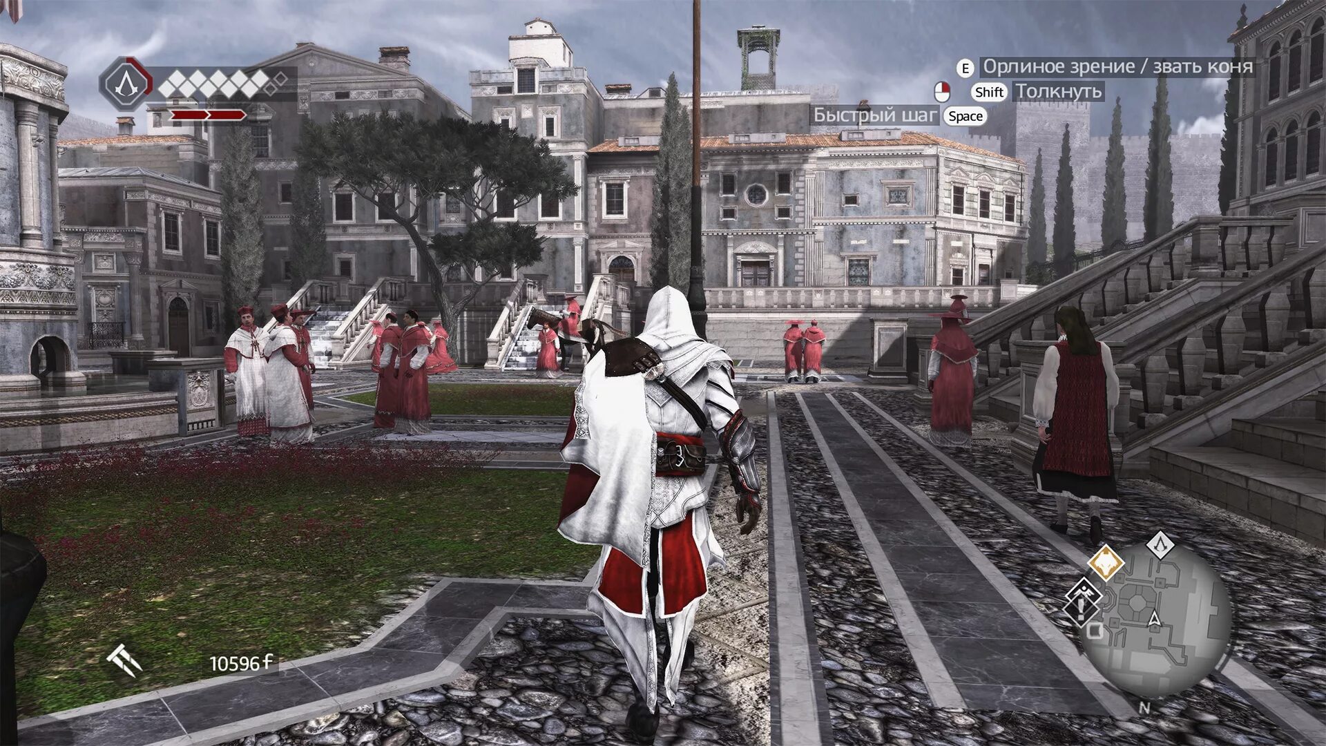 Ассасин бразерхуд. Assassin's Creed 2 бразерхуд ремастер. Assassins Creed Brotherhood геймплей на ультра.