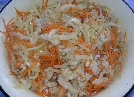 Щука хе с морковью и луком