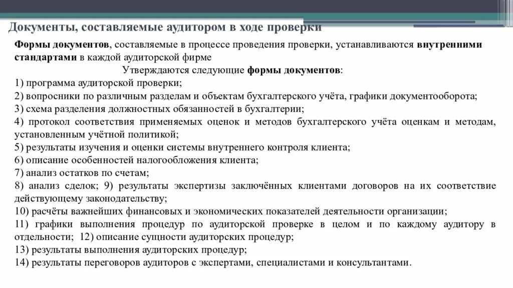 Результаты проведения аудита. Документы для проведения аудита организации. Какие документы нужны для проведения аудита. Документ составляемый аудитором. Аудит документации.