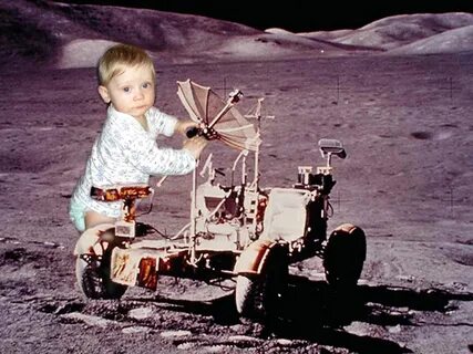 Луноход 1 на луне