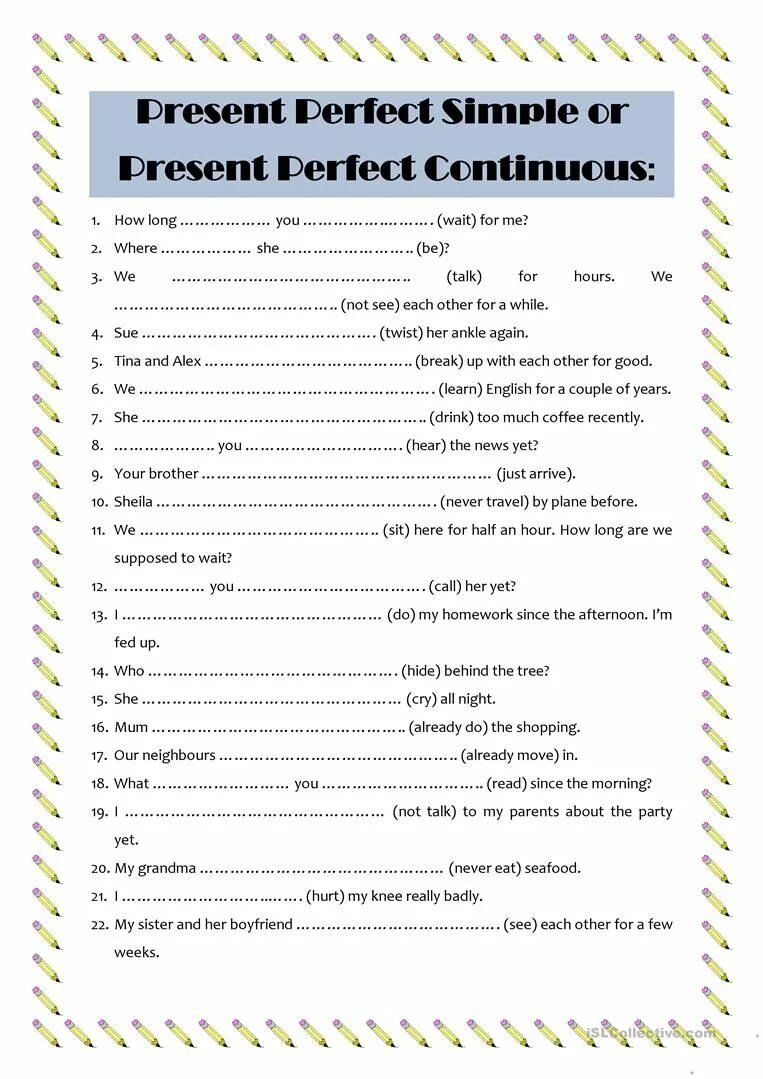 Present simple continuous perfect worksheet. Present perfect present perfect continuous worksheets. present perfect or present perfect continuous worksheets. present perfect present perfect continuous упражнения worksheets. present perfect continuous или present perfect worksheets.