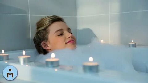 Taking a bath