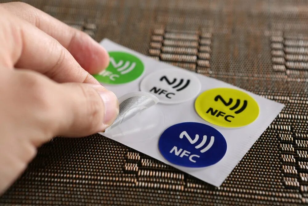 Метка NFC С чипом ntag216. NFC 13.56. NFC стикер. RFID этикетка.