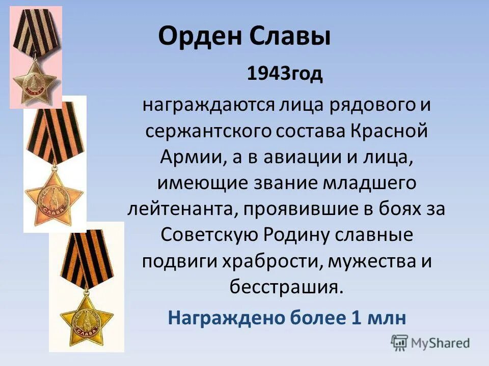 Кто первый получил орден. Герои Отечества орден славы. День героев Отечества 9 декабря. Орден славы 1943. Кавалер ордена славы 3 степени.