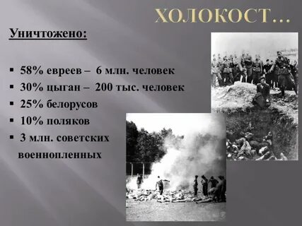 Краткая история холокоста