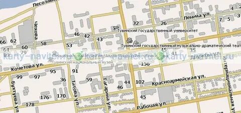Правый берег карта кызыл