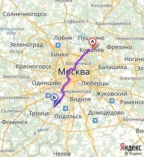 Солнечногорск москва расстояние
